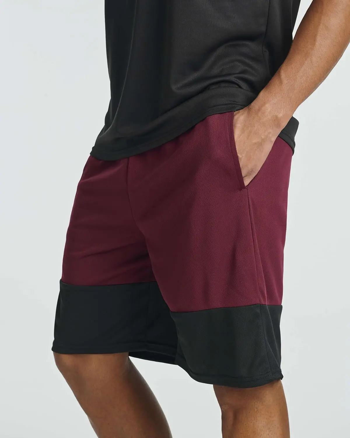 5 Pack-Men's Mesh Athletic Basketball Shorts Quick Dry Activewear with Pockets