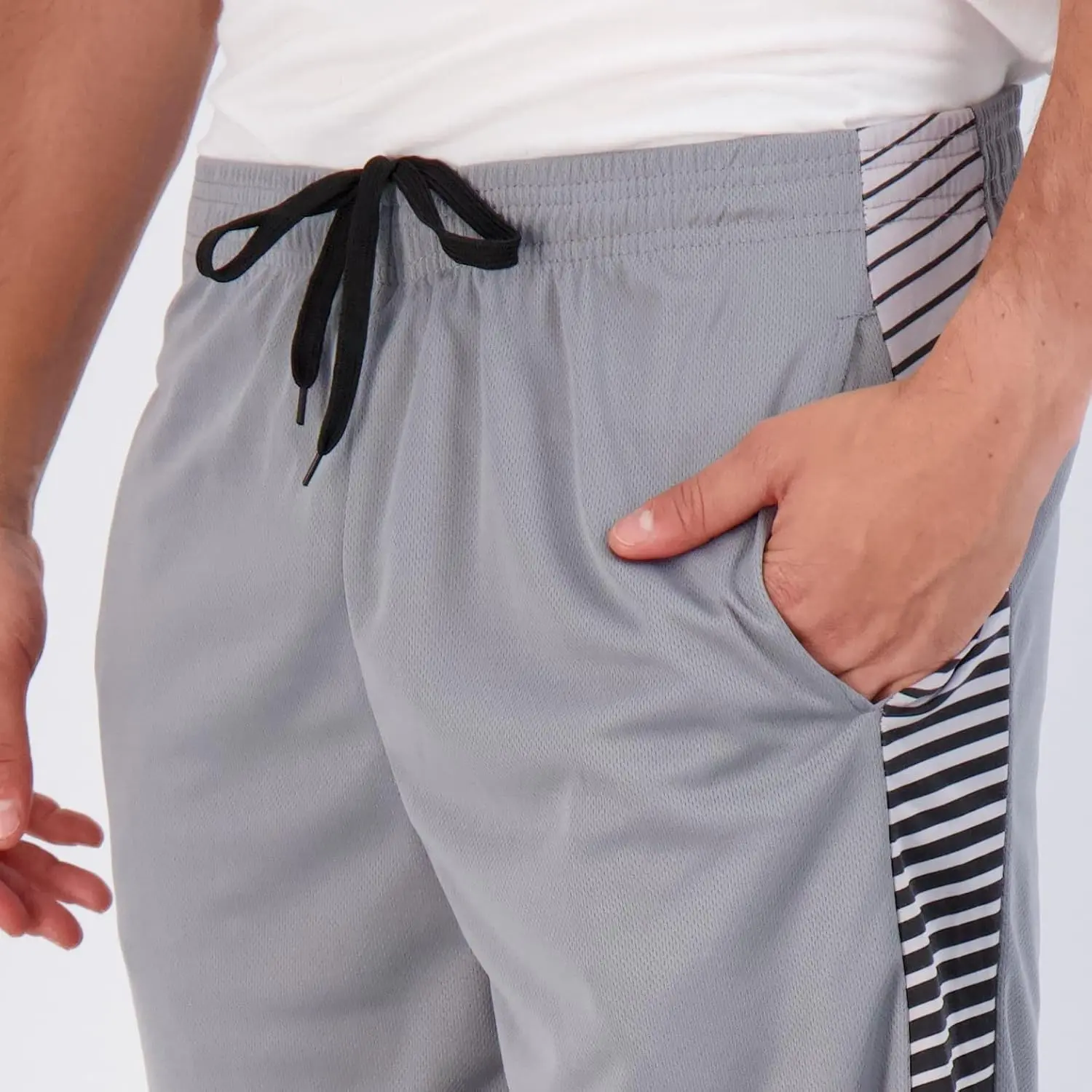 5 Pack-Men's Mesh Athletic Basketball Shorts Quick Dry Activewear with Pockets