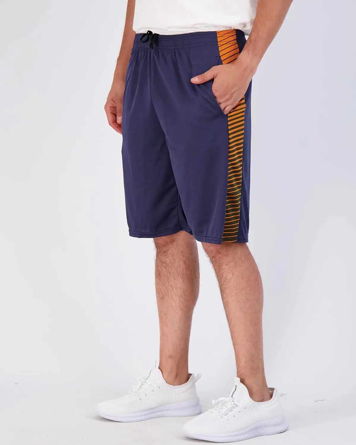 5 Pack-Men's Mesh Athletic Basketball Shorts Quick Dry Activewear with Pockets