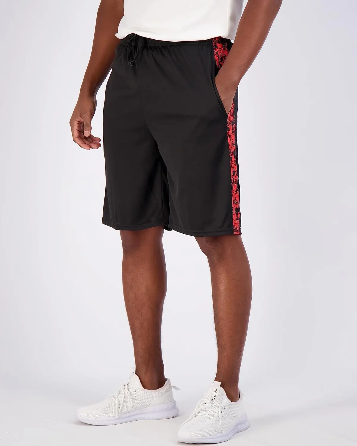 5 Pack-Men's Mesh Athletic Basketball Shorts Quick Dry Activewear with Pockets