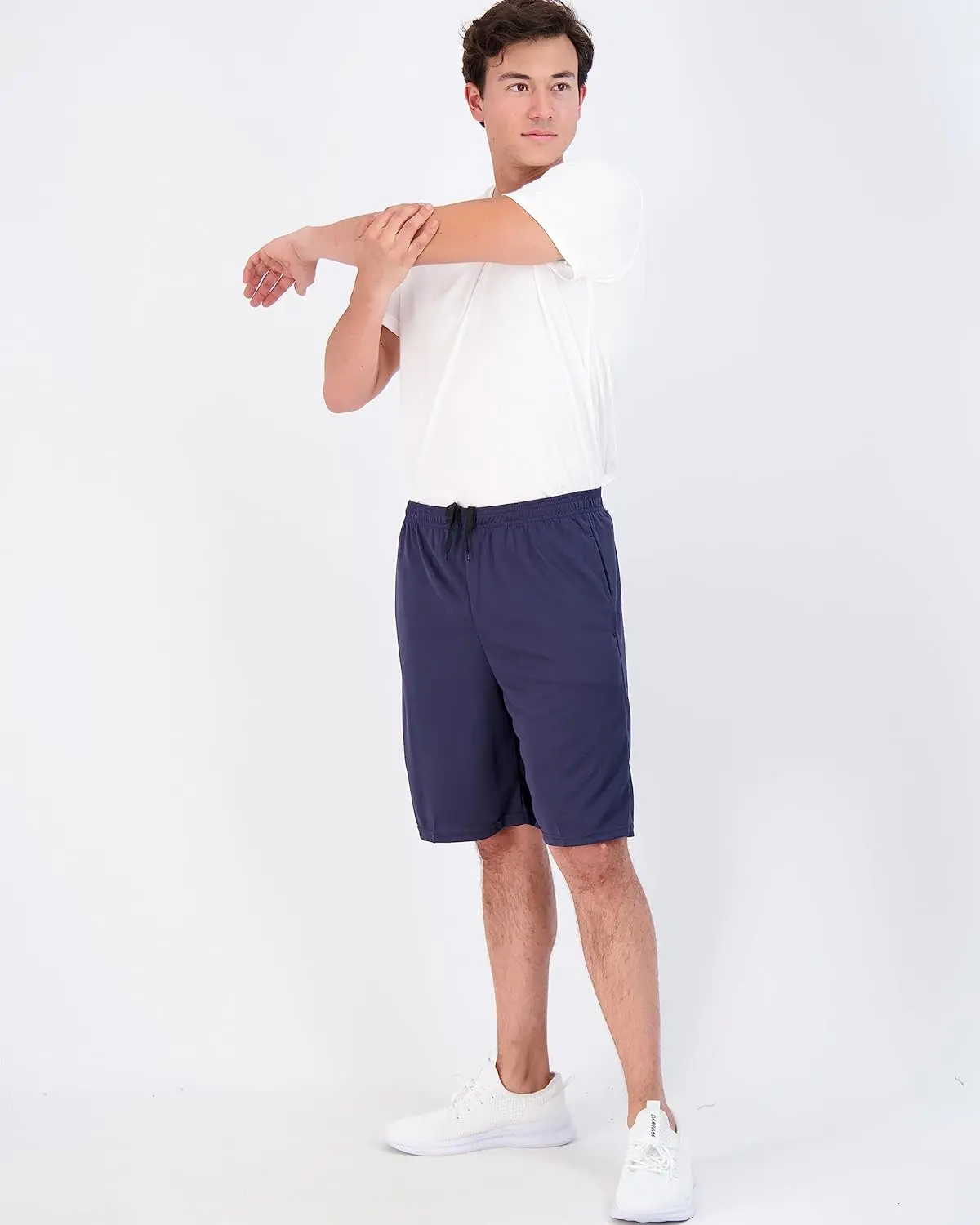 5 Pack-Men's Mesh Athletic Basketball Shorts Quick Dry Activewear with Pockets