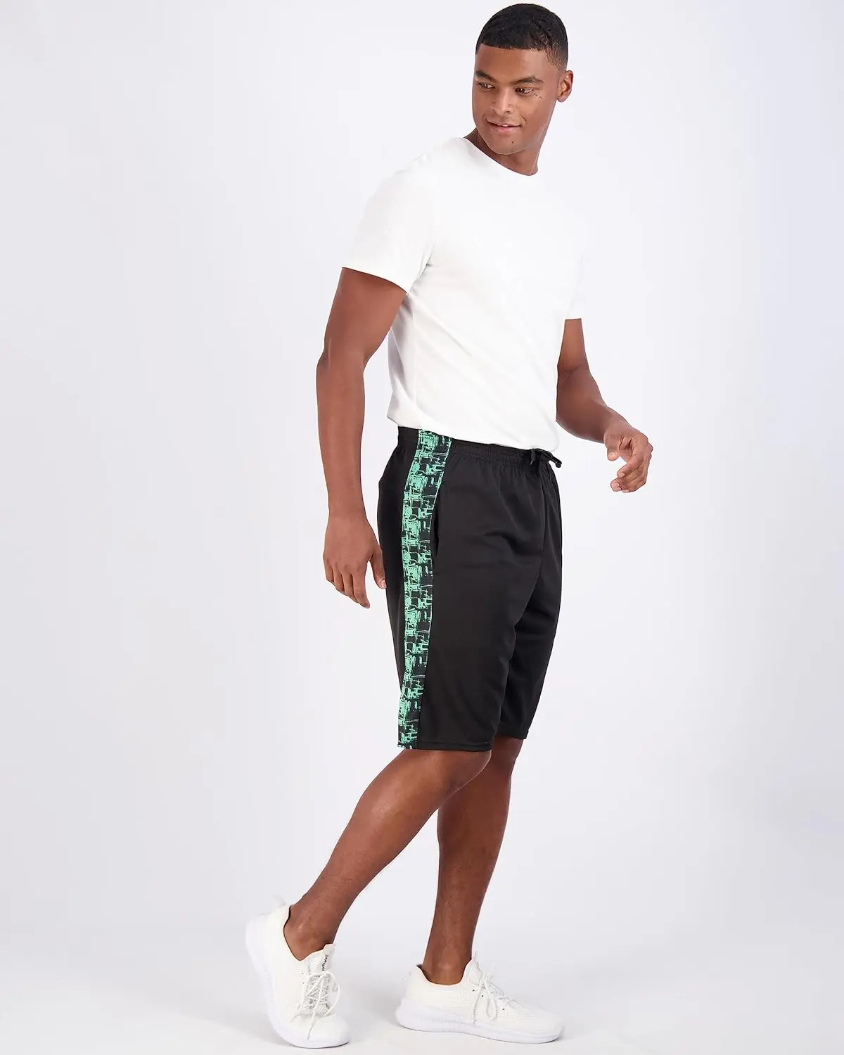 5 Pack-Men's Mesh Athletic Basketball Shorts Quick Dry Activewear with Pockets